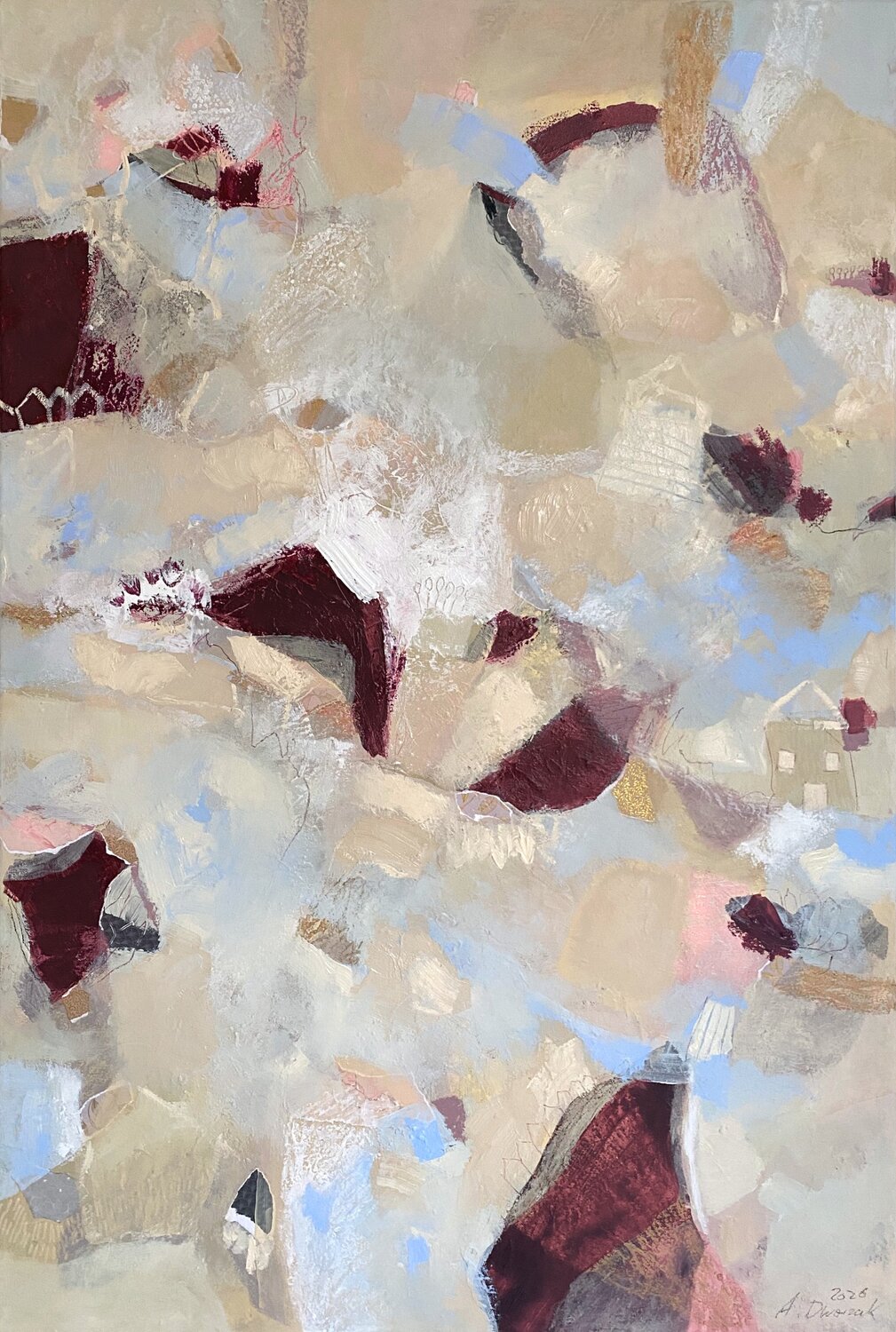 Grounded Adriane Dworzak Original painting for sale