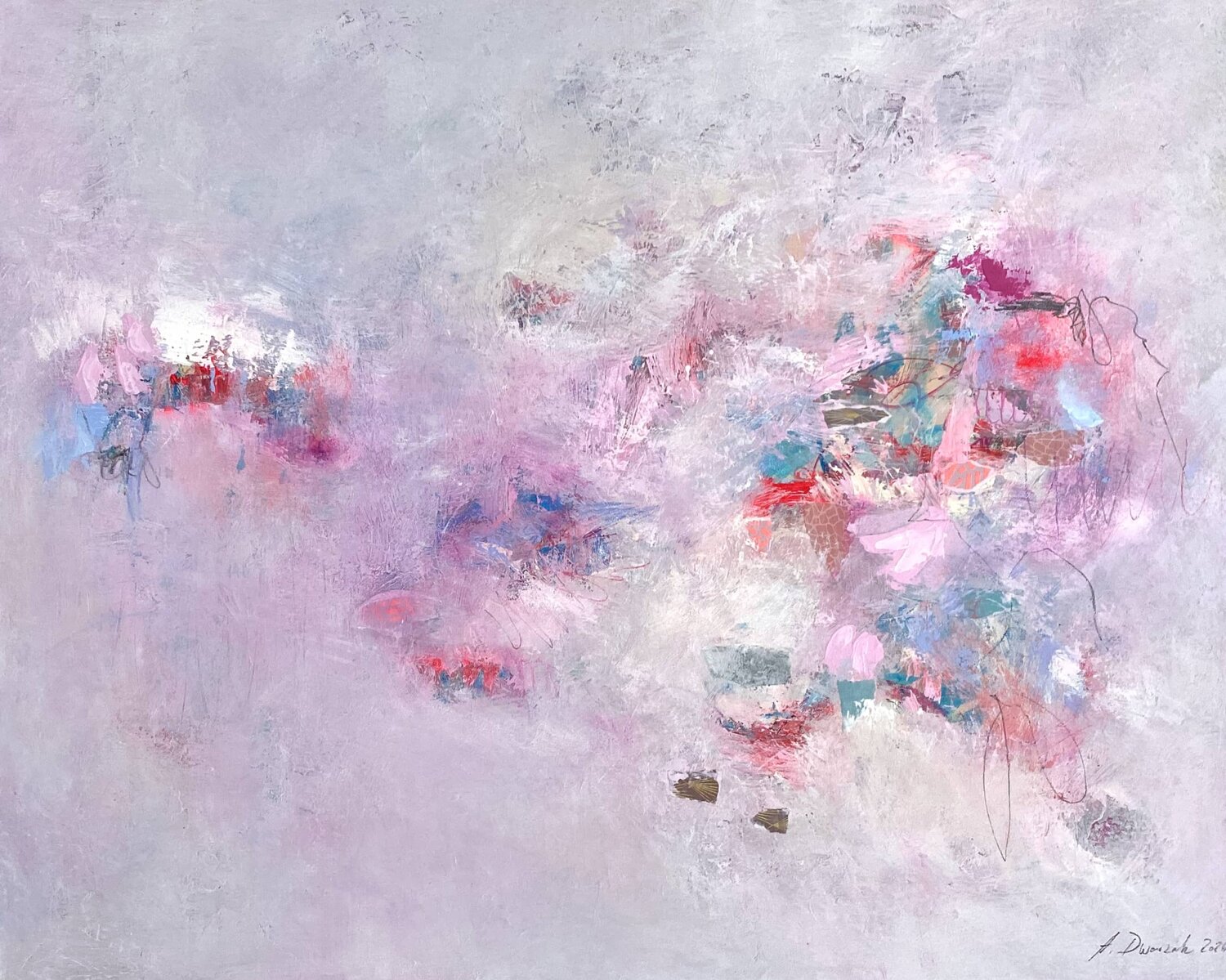 Into Silence Adriane Dworzak Original painting for sale