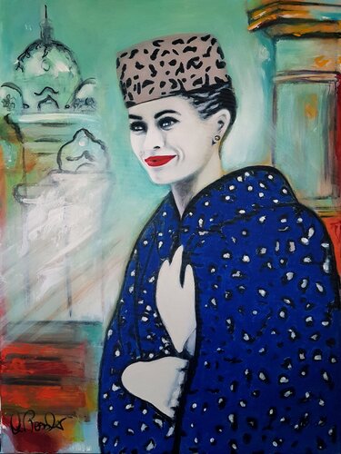 Grace Kelly, Fürstin von Monaco by Marion Possler, Painting for Sale on Select