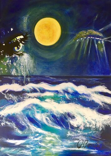 Sehnsucht by Marion Possler, Painting for Sale on Select
