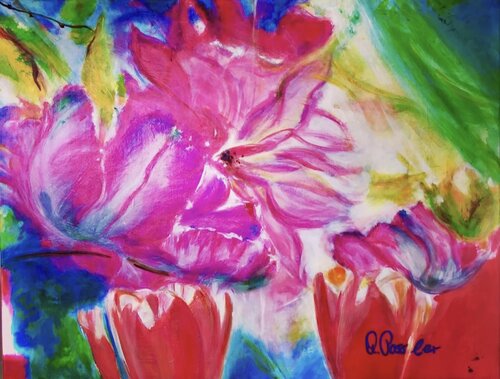 Tulpenpracht by Marion Possler, Painting for Sale on Select