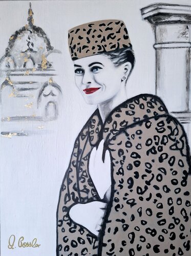 Grace Kelly, Fürstin von Monaco by Marion Possler, Painting for Sale on Select