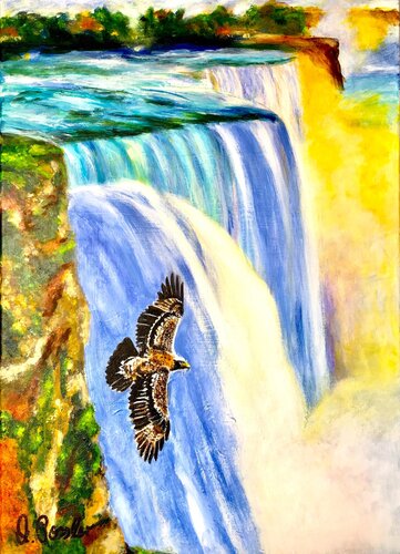Der Adler by Marion Possler, Painting for Sale on Select