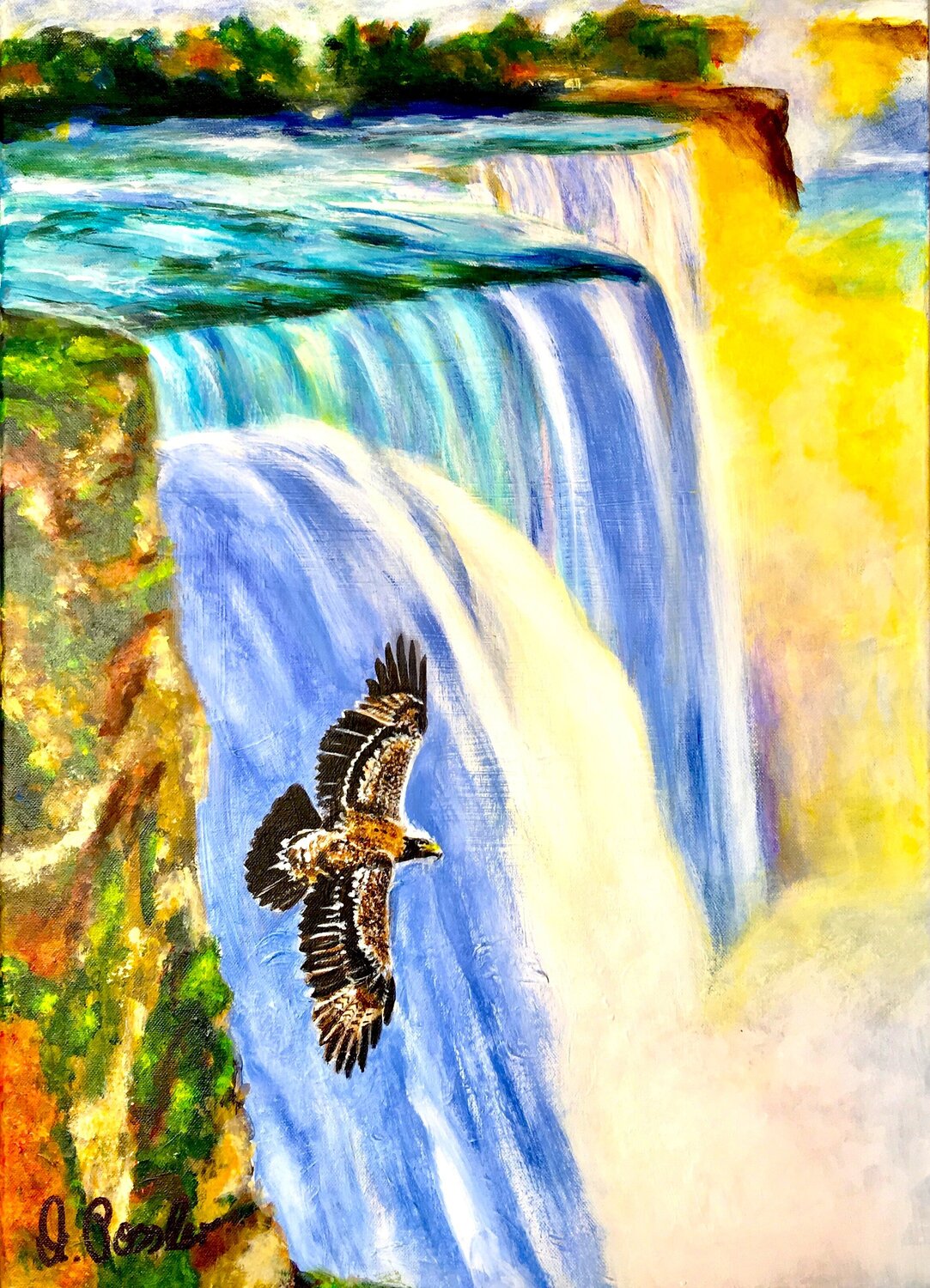 Der Adler Marion Possler Original painting for sale