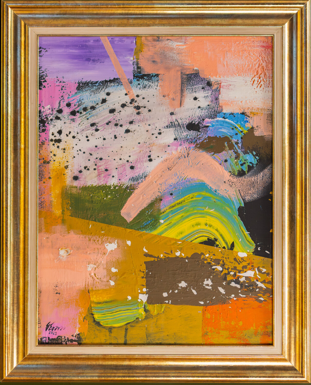 Rainbow Deamon Gediminas Endriekus Original painting for sale