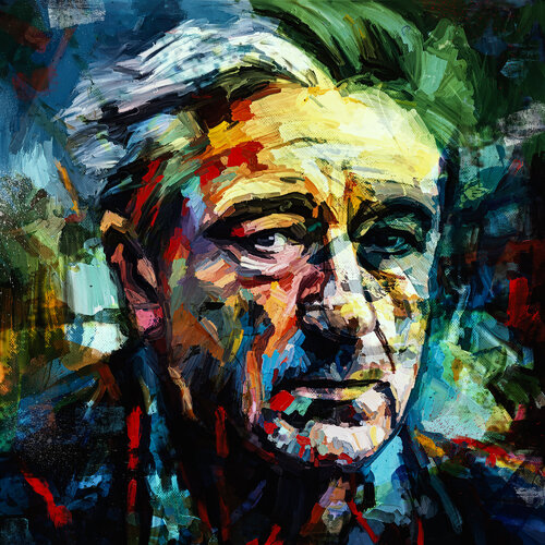 Robert de Niro by Holger Mühlbauer-Gardemin, Painting for Sale on Select