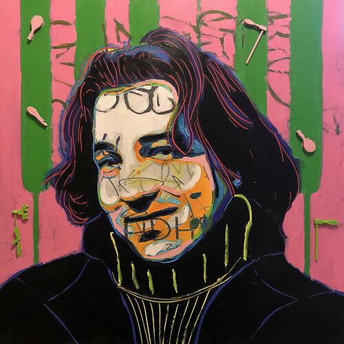 Fazil Say by Holger Mühlbauer-Gardemin, Painting for Sale on Select