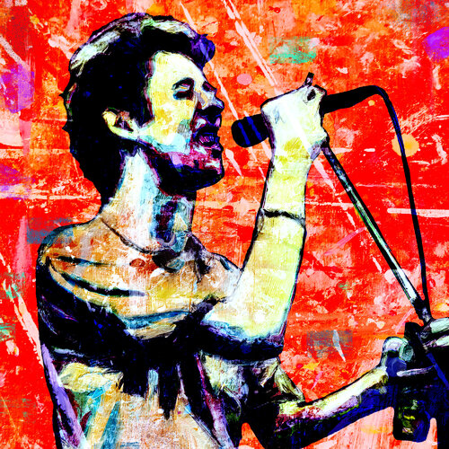 Shane MacGowan by Holger Mühlbauer-Gardemin, Painting for Sale on Select