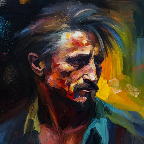 Sean Penn by Holger Mühlbauer-Gardemin, Painting for Sale on Select