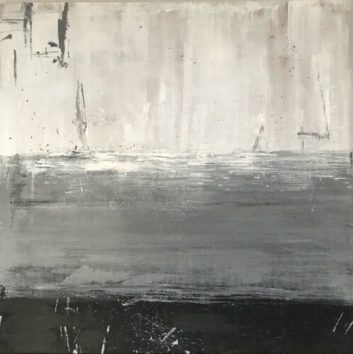 Grauzone II by Holger Mühlbauer-Gardemin, Painting for Sale on Select