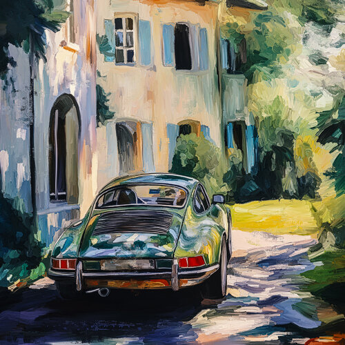 Porsche 911 by Holger Mühlbauer-Gardemin, Painting for Sale on Select