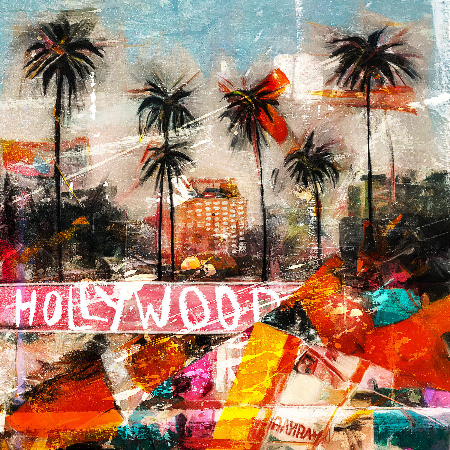Hollywood Holger Mühlbauer-Gardemin Original painting for sale