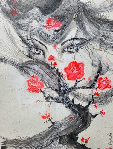 L'étoile vive by Elisabeth Constantin, Painting for Sale on Select