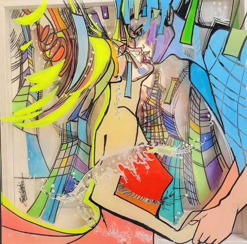 Vertige by Elisabeth Constantin, Painting for Sale on Select