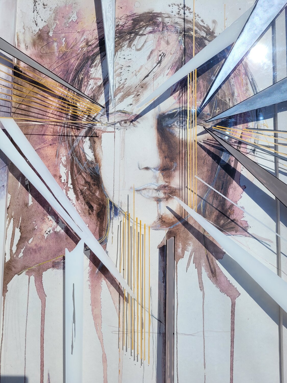 L'ombre d'un regard Elisabeth Constantin Original painting for sale