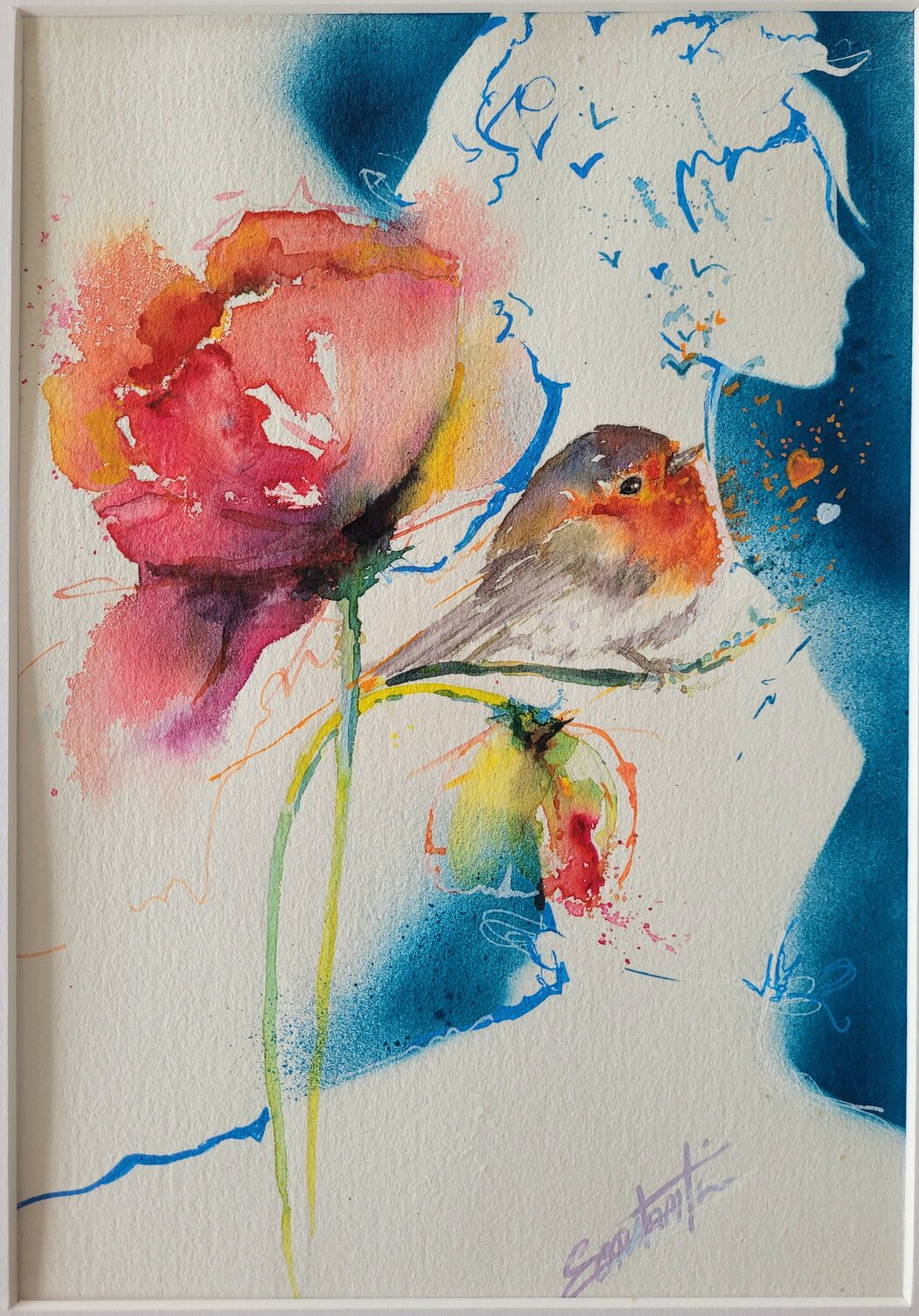 L'éveil du vivant Elisabeth Constantin Original painting for sale