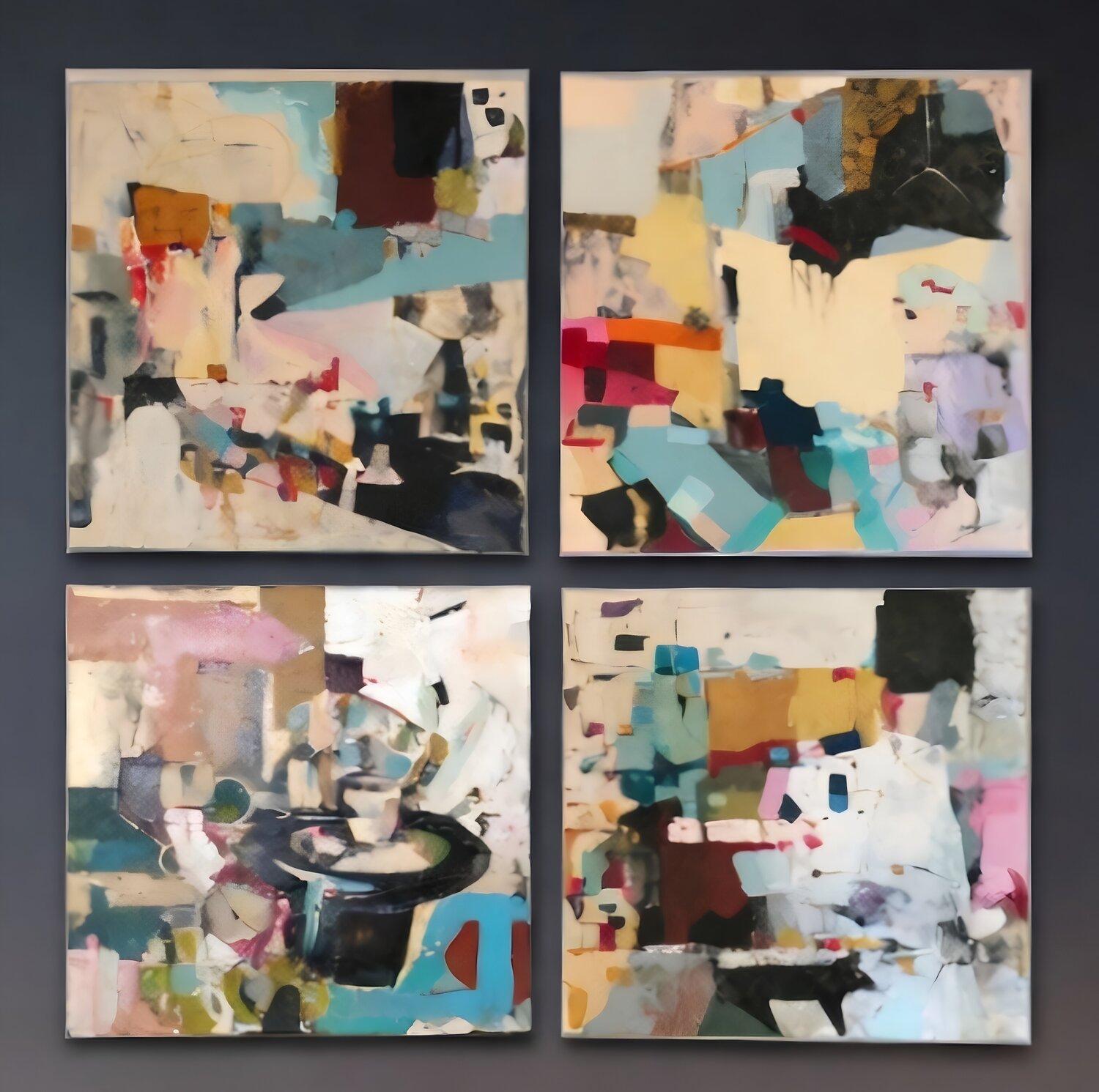 Quadriptych Irina Moiseeva Original painting for sale