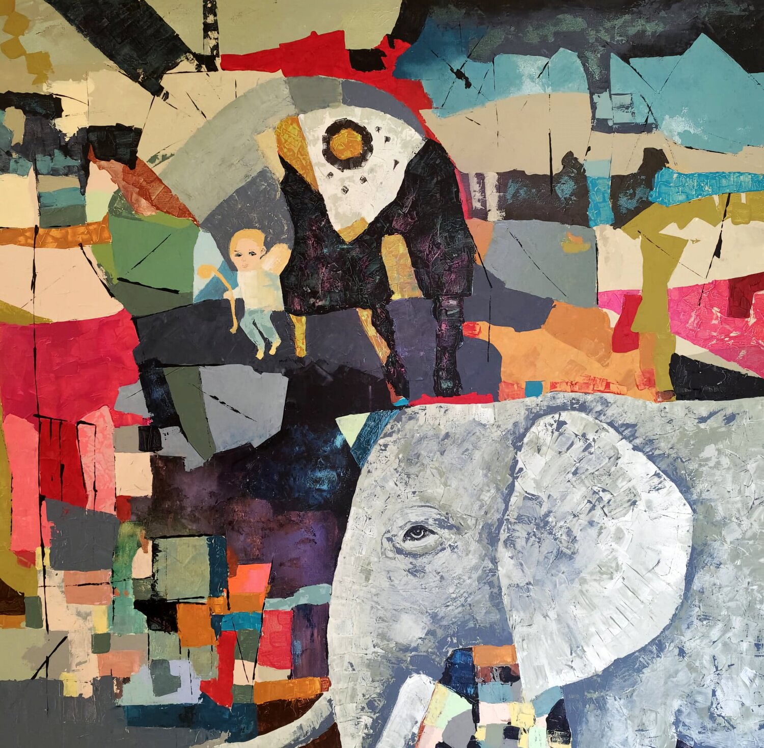 Silent Accomplices Irina Moiseeva Original painting for sale