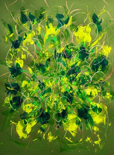 My little Gucci Verde by Lucilia ARTY, Painting for Sale on Select