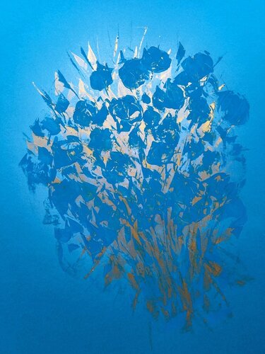 Le blues de toi by Lucilia ARTY, Painting for Sale on Select