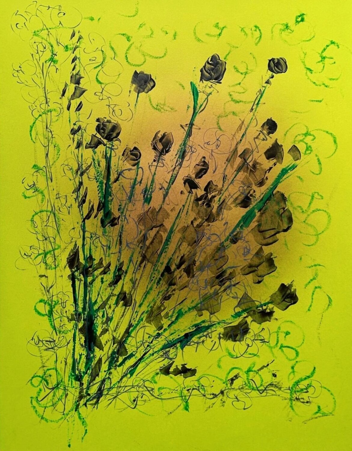 Alice au pays des Merveilles Lucilia ARTY Original painting for sale