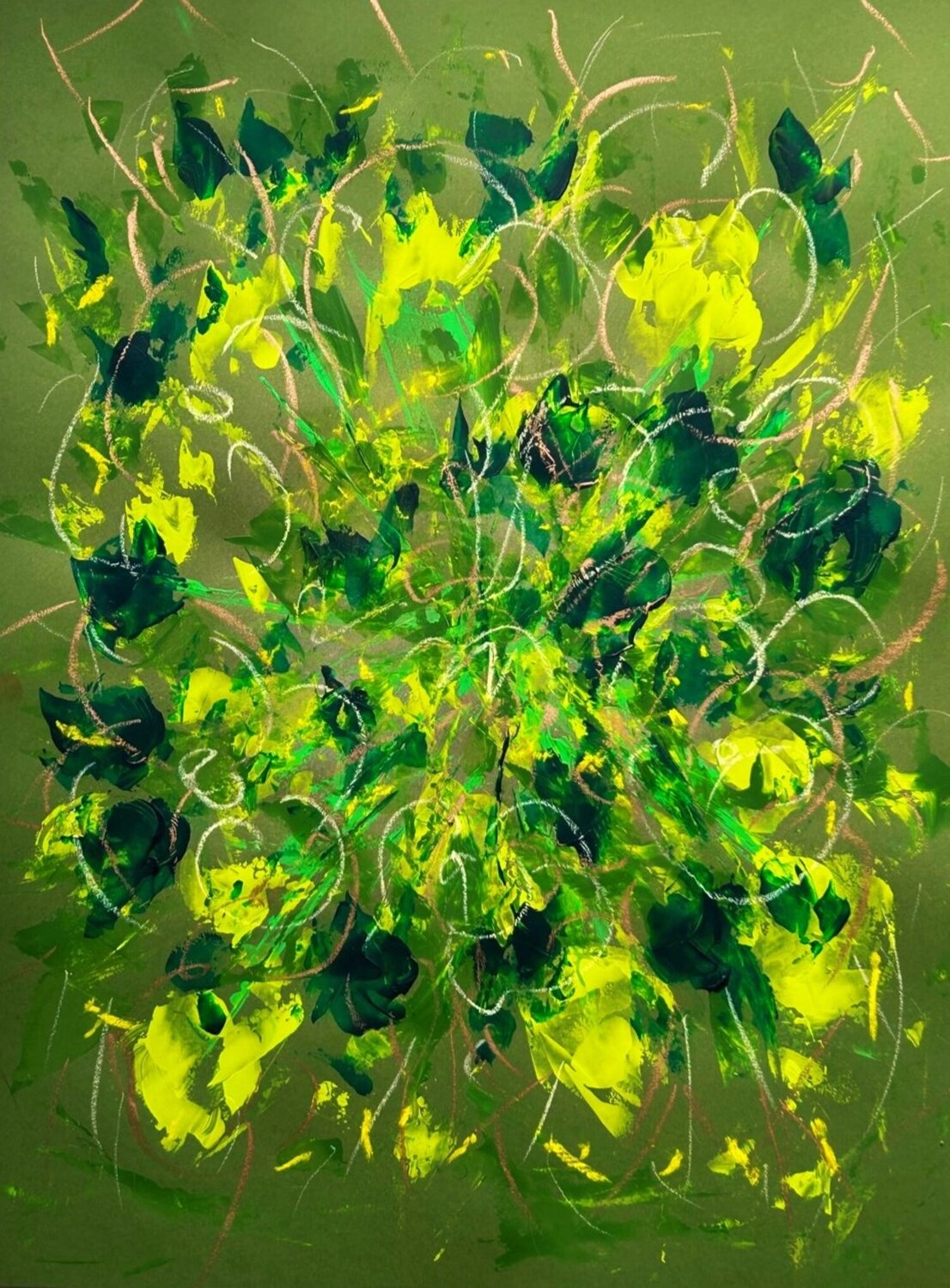 My little Gucci Verde Lucilia ARTY Original painting for sale