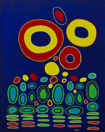 Archipel intérieur by Françoise SUZANNE, Painting for Sale on Select
