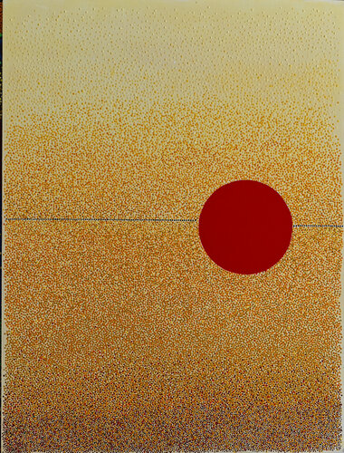 Rouge solaire by Françoise SUZANNE, Painting for Sale on Select