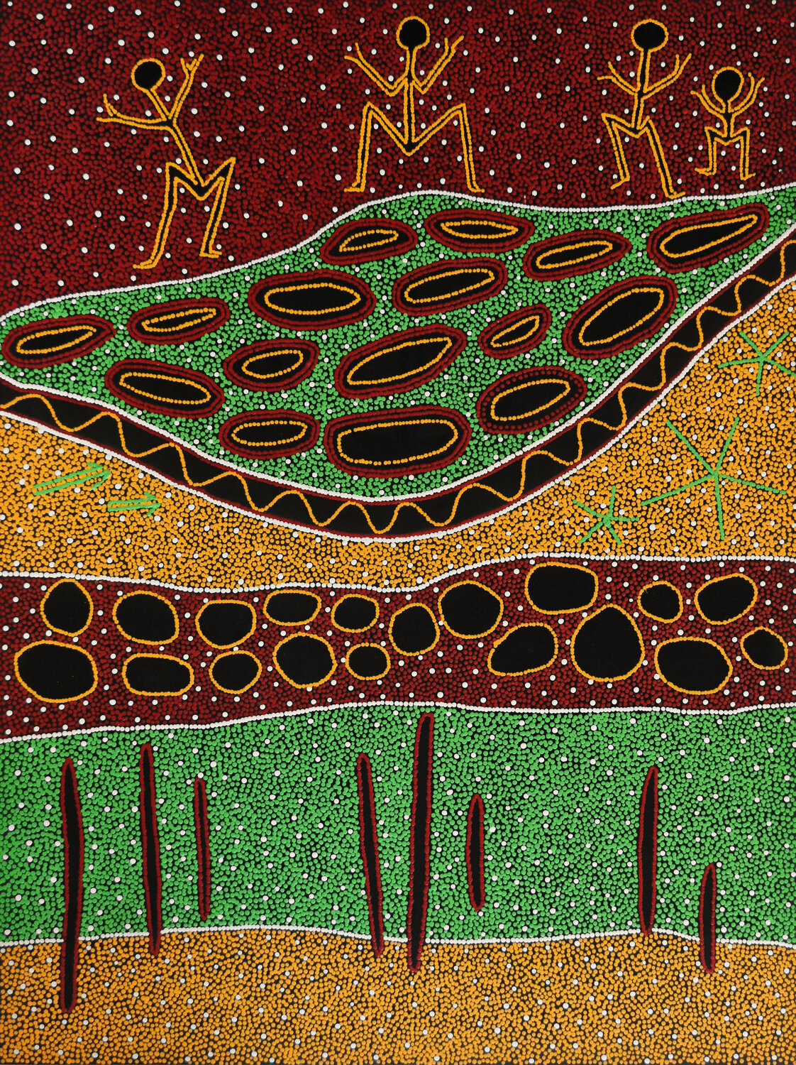 Ecoutez le chant des femmes Françoise SUZANNE Original painting for sale