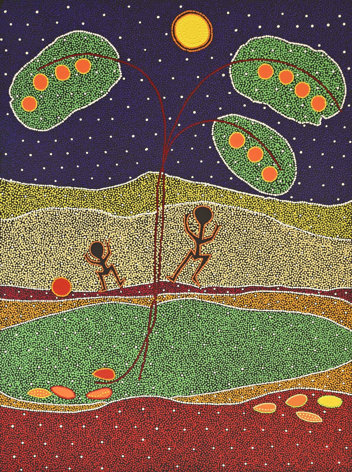 Jardin secret. Françoise SUZANNE Original painting for sale