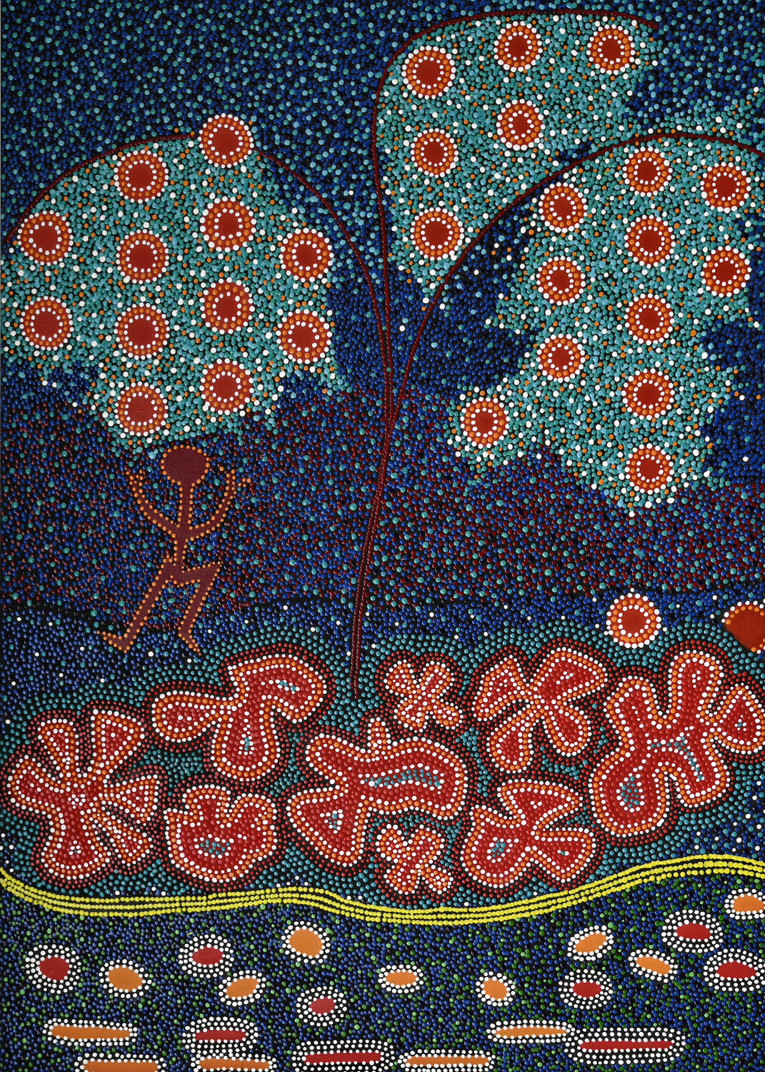 L'arbre de vie Françoise SUZANNE Original painting for sale