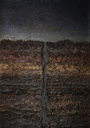 La Traversée — Sculptural Painting by Natalia Tykhoniuk, Painting for Sale on Select