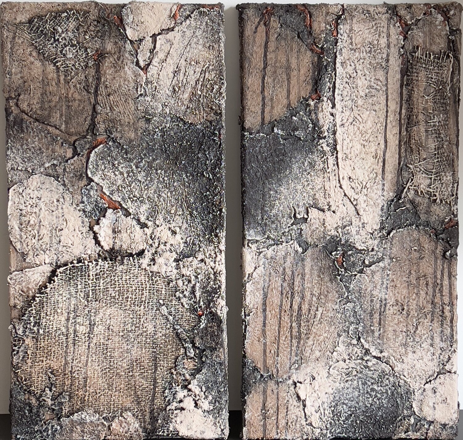 Fissura. Diptych Natalia Tykhoniuk Original painting for sale