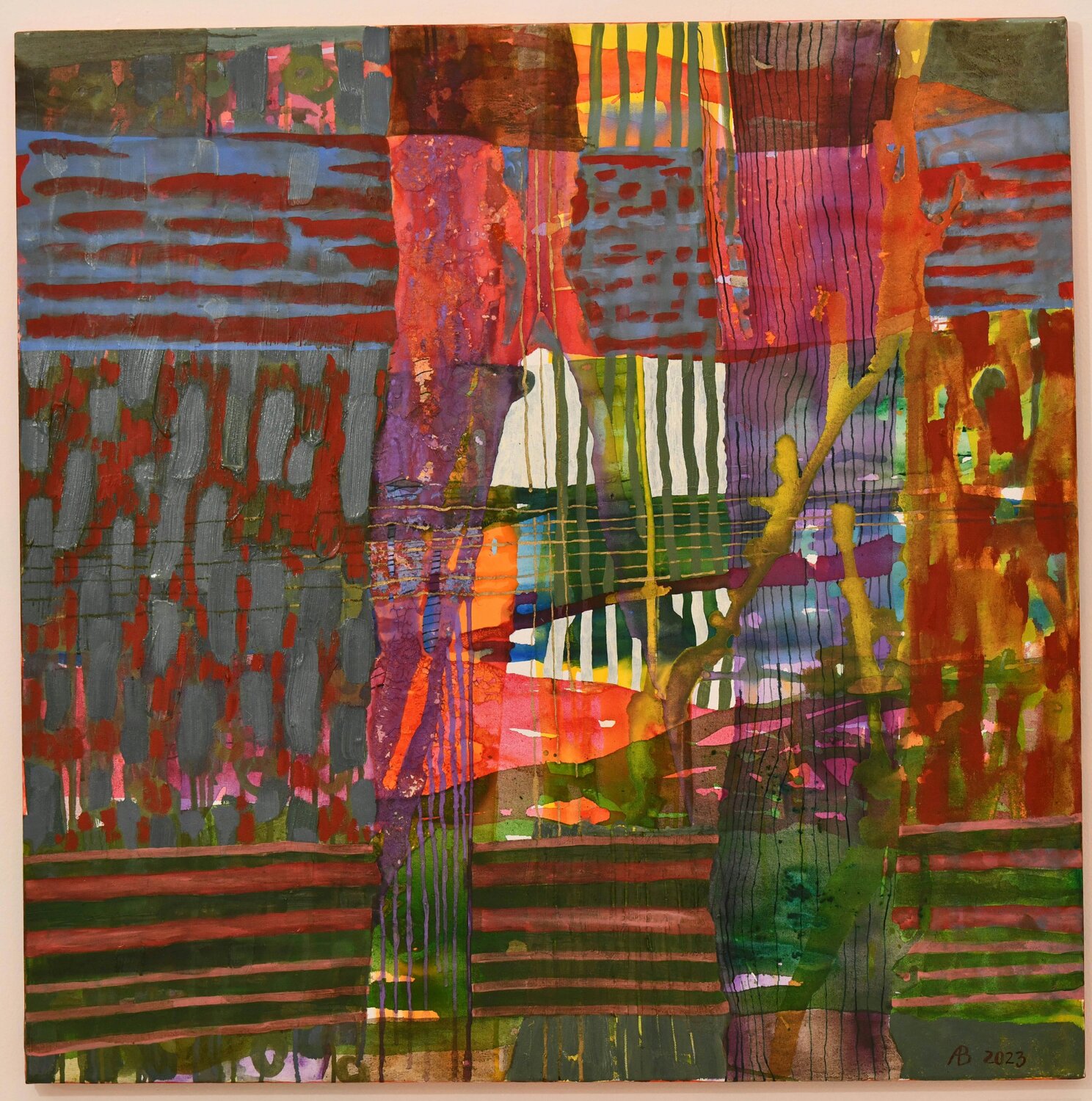 In search of the center Audra Brazauskaite Original painting for sale