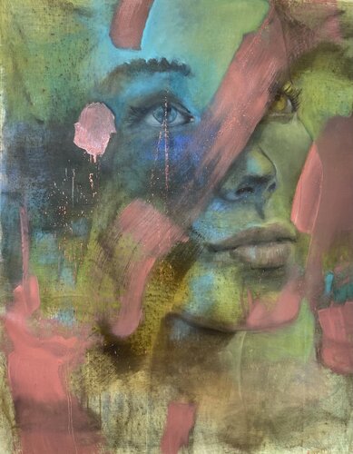 Entstehung, Zerstörung, Wiederaufbau by Vreni Knott, Painting for Sale on Select