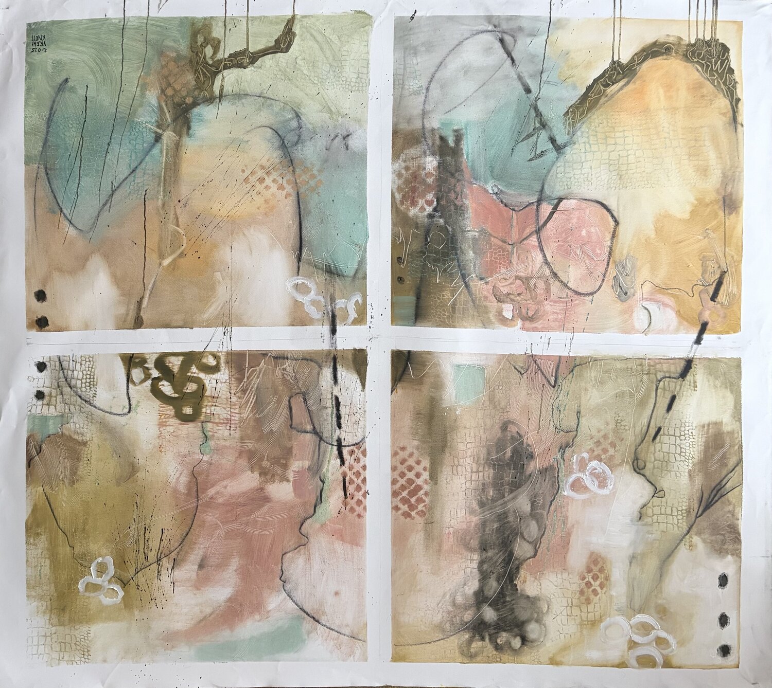 4 in 1  Nr .2 Vreni Knott Original painting for sale