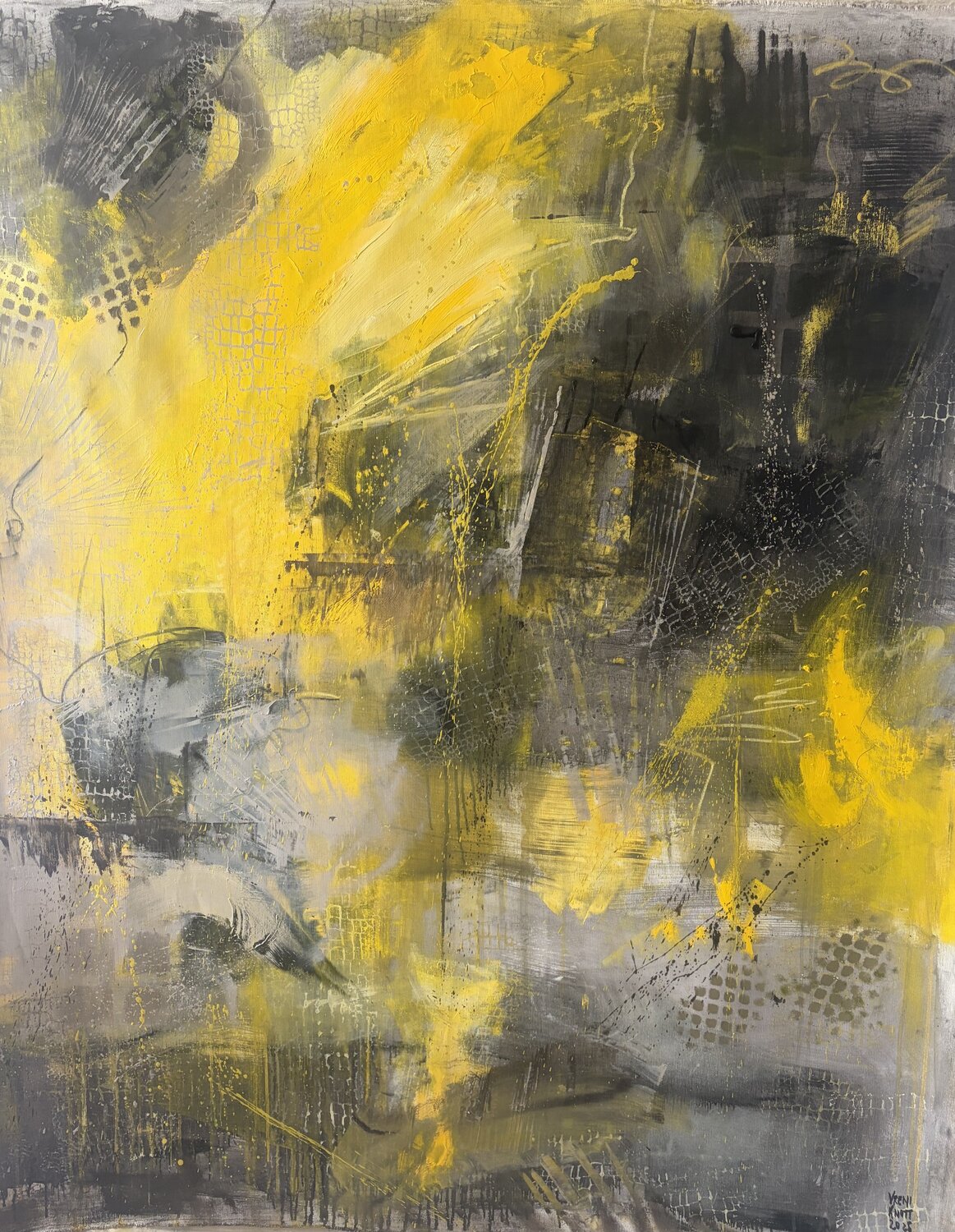 Feuer Vreni Knott Original painting for sale