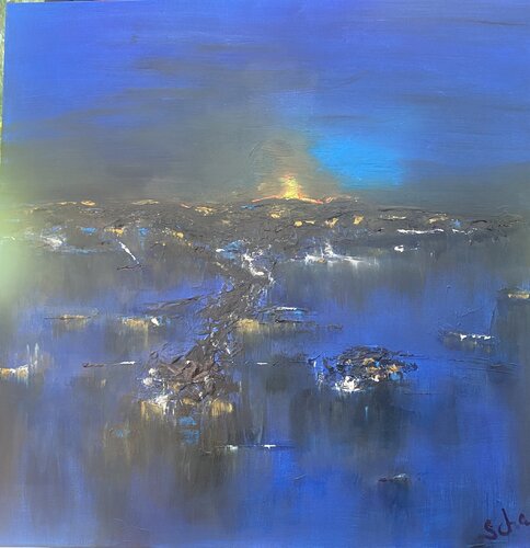 Eruption by Dan Schaef, Painting for Sale on Select