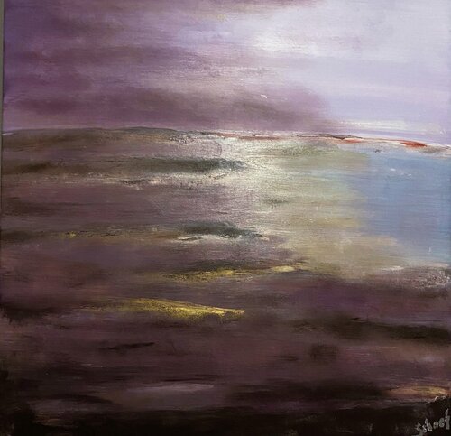 Brume du petit matin by Dan Schaef, Painting for Sale on Select