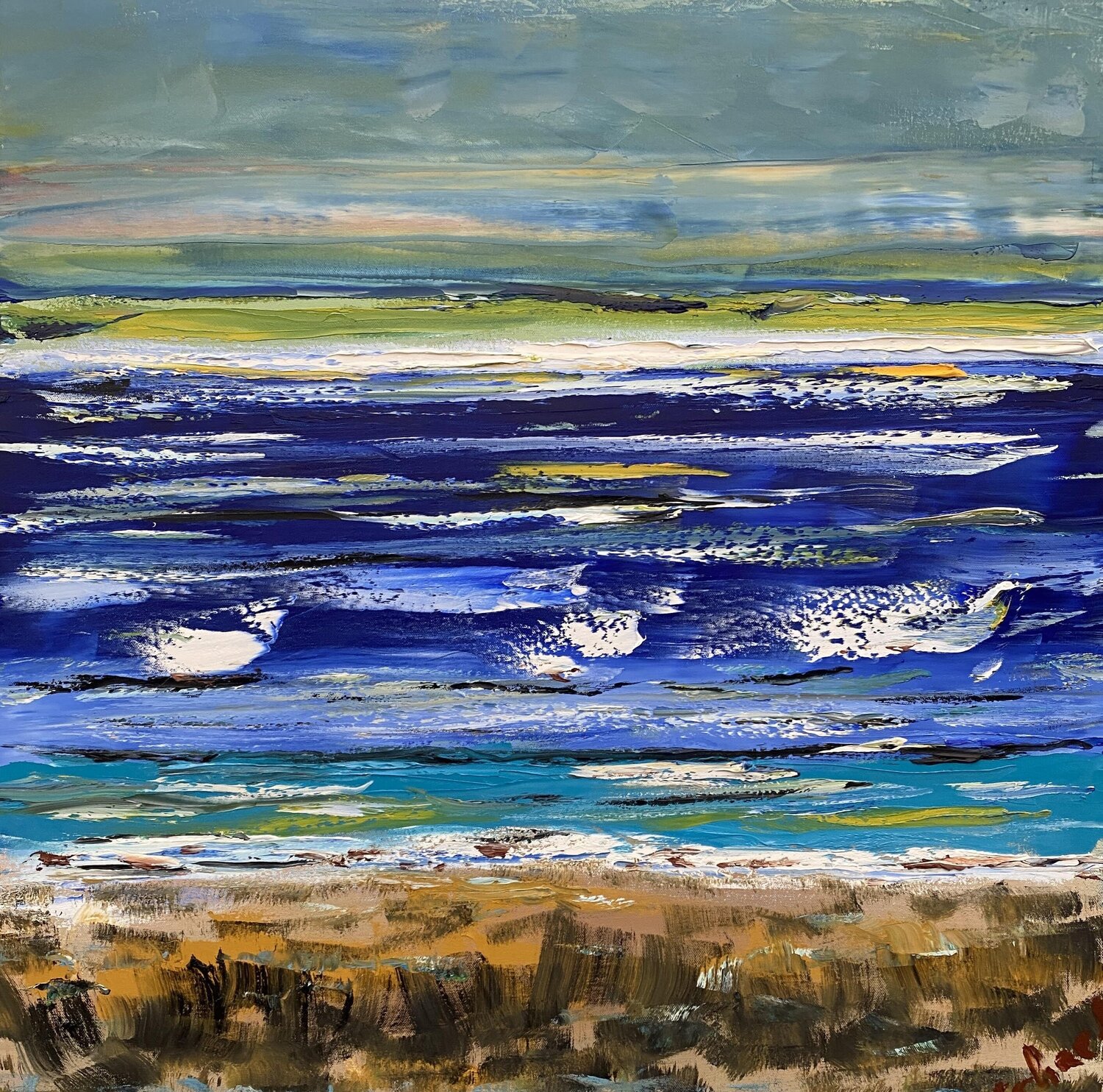 Eaux fortes Dan Schaef Original painting for sale