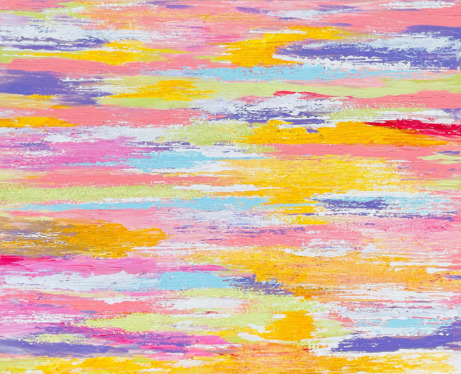 FIELDS OF HAPPINESS Vesna Jogan Original painting for sale