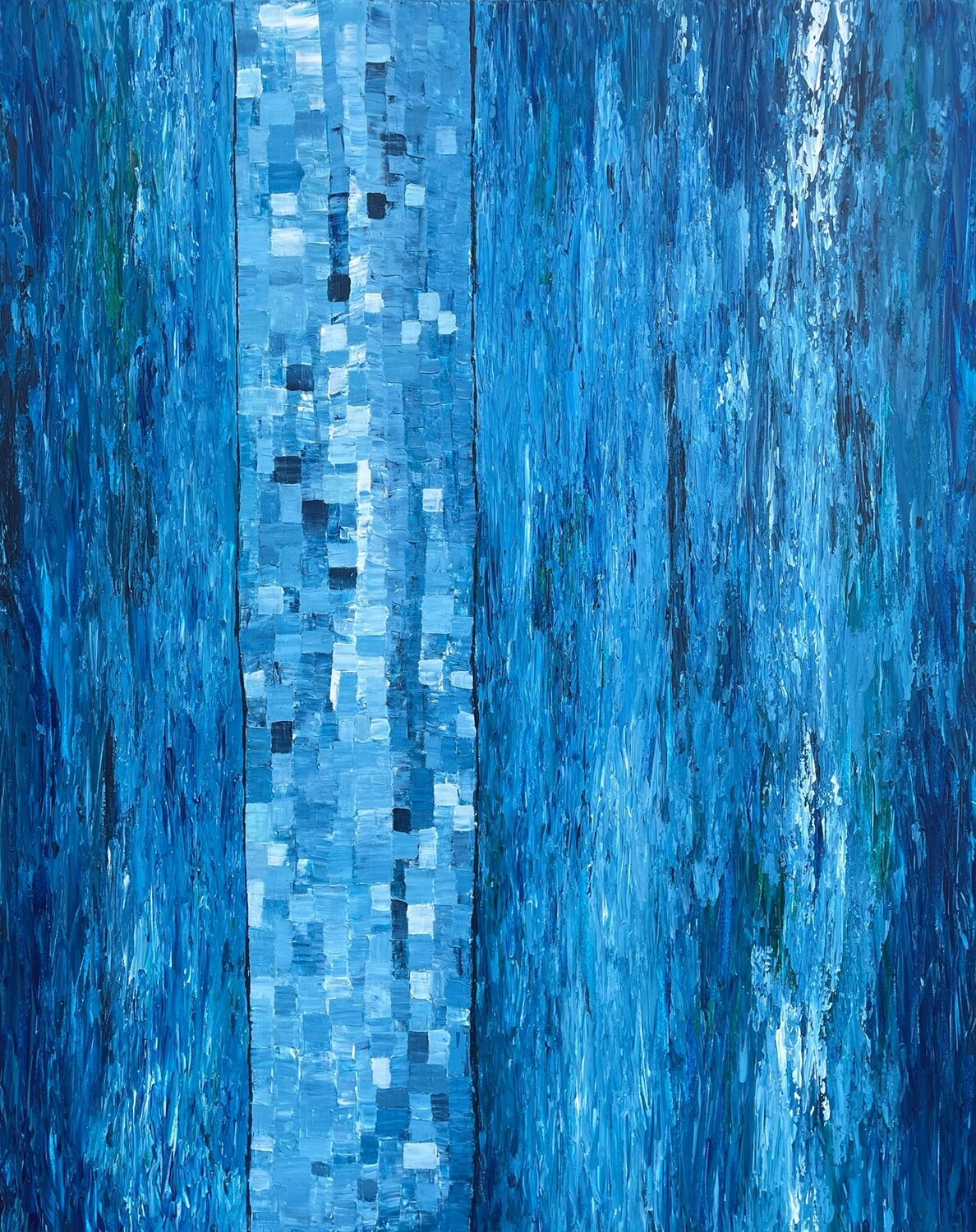 BETWEEN THE SEAS Vesna Jogan Original painting for sale