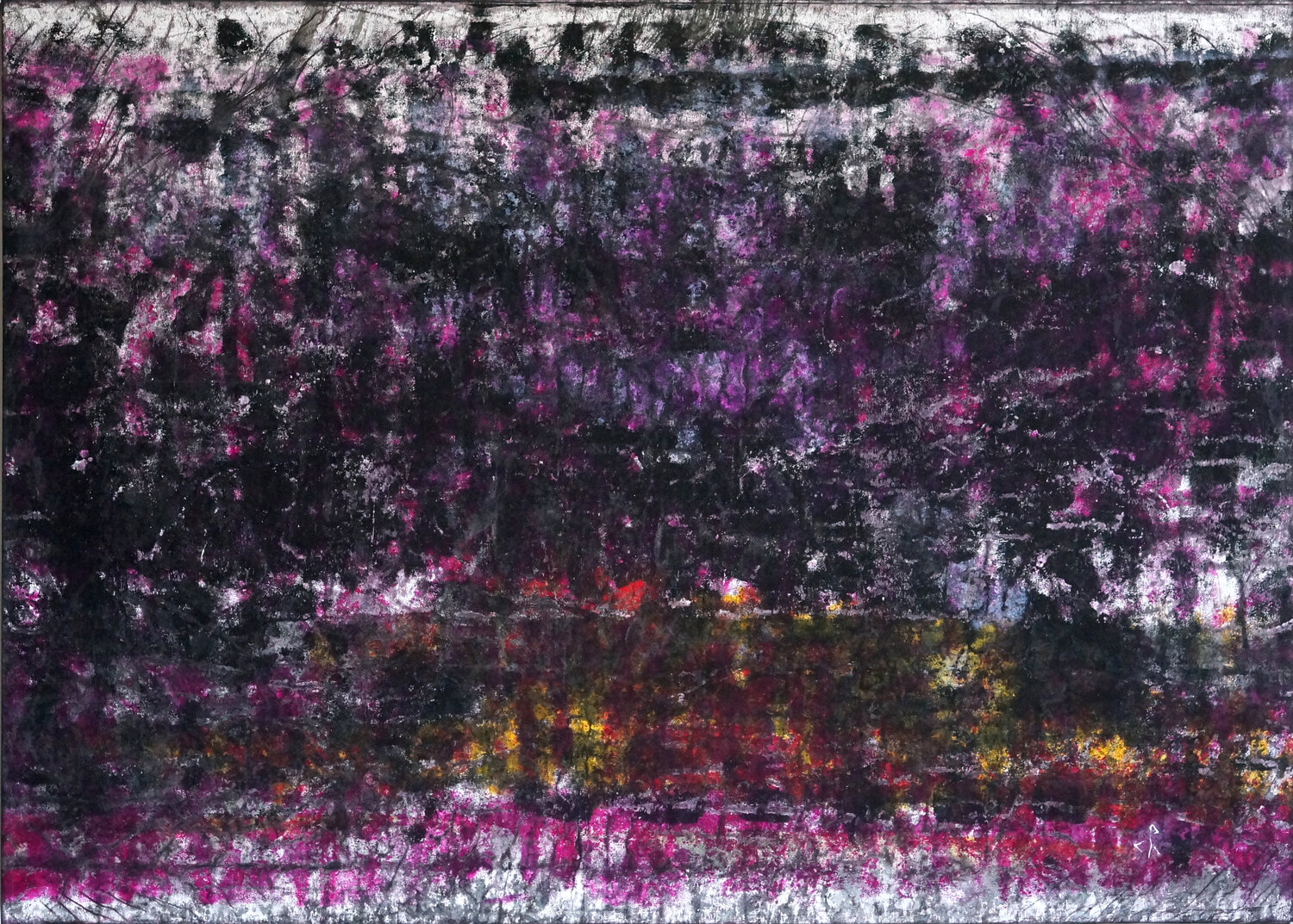 TRACES OF MAKING ......." week 30-2018 Christoph Robausch Original painting for sale
