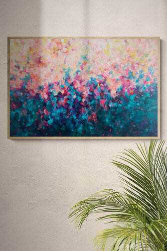 The Garden Breathes Love by Katherine Spiller, Painting for Sale on Select