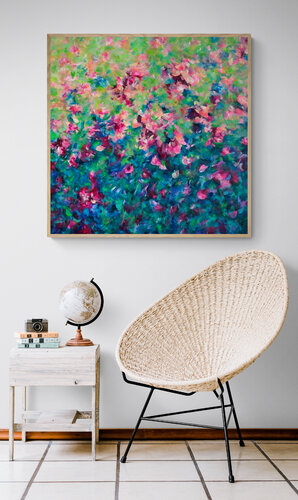 Joyful Garden by Katherine Spiller, Painting for Sale on Select