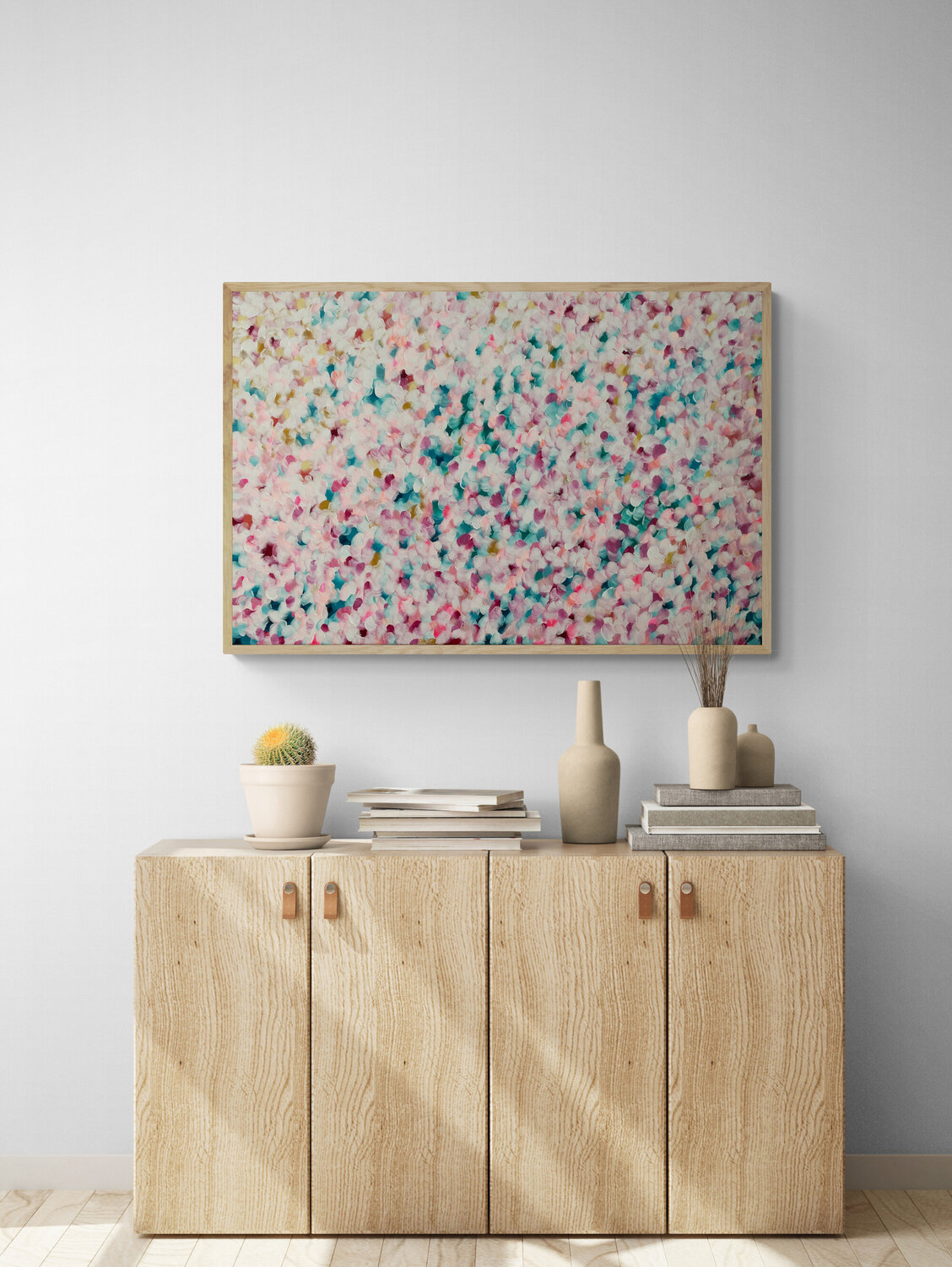 And so the petals roam Katherine Spiller Original painting for sale