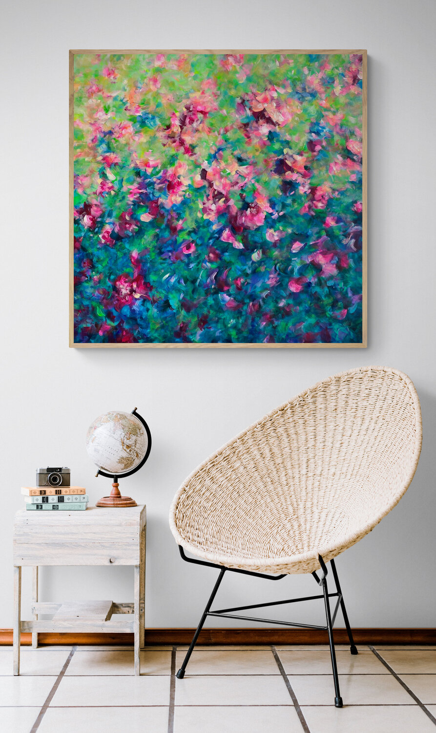 Joyful Garden Katherine Spiller Original painting for sale