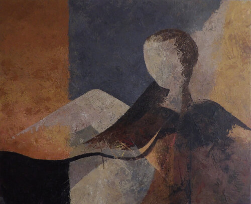 Attente by J-Claude Bernard, Painting for Sale on Select