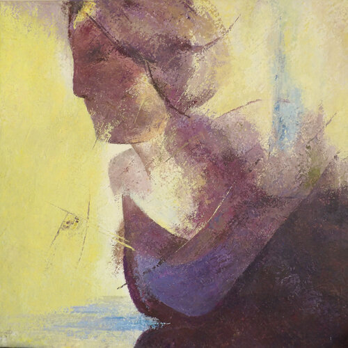 Modèle haute couture by J-Claude Bernard, Painting for Sale on Select