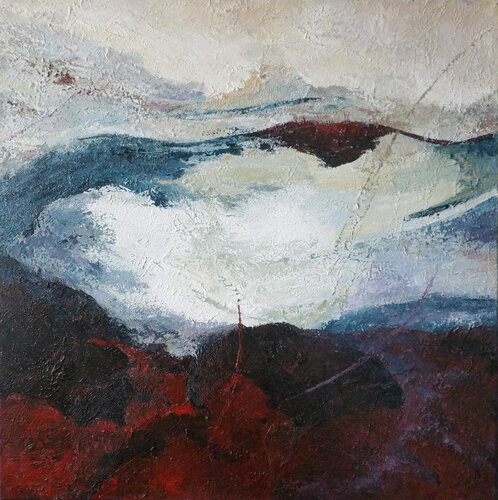 Au dessus des nuages by J-Claude Bernard, Painting for Sale on Select
